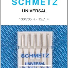 25 Schmetz Universal Sewing Machine Needles 130/705H 15x1H Size 80/12